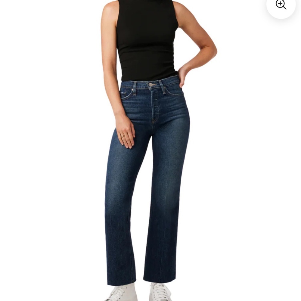 NWT Hudson Faye Jeans Dark Blue Denim Size 24 - Picture 2 of 7